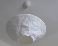 Image 2 of White washable paper lampshade UFO
