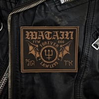 Image 1 of Watain - Forever Lawless Leather Patch