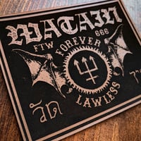 Image 3 of Watain - Forever Lawless Leather Patch