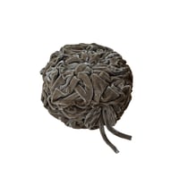 Image 2 of Brown Velvet Brain Hat 
