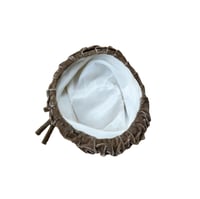 Image 3 of Brown Velvet Brain Hat 