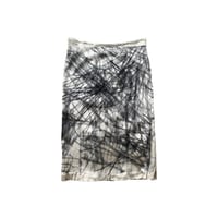 Image 1 of E-Play Satin Scribbles Skirt