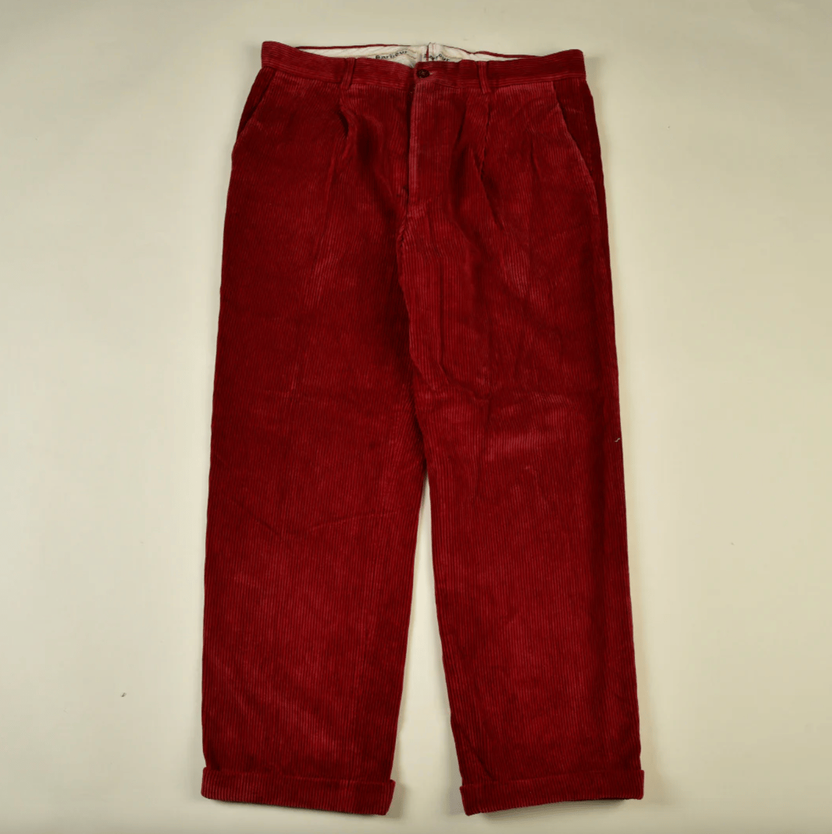 Image of Barbour red velvet chino VINTAGE by HolyHouse