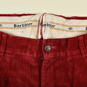 Image of Barbour red velvet chino VINTAGE by HolyHouse