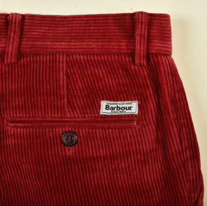 Image of Barbour red velvet chino VINTAGE by HolyHouse