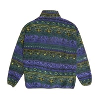 Image 2 of Vintage '97 Patagonia Synchilla Snap T "Tradewinds" - Blue 