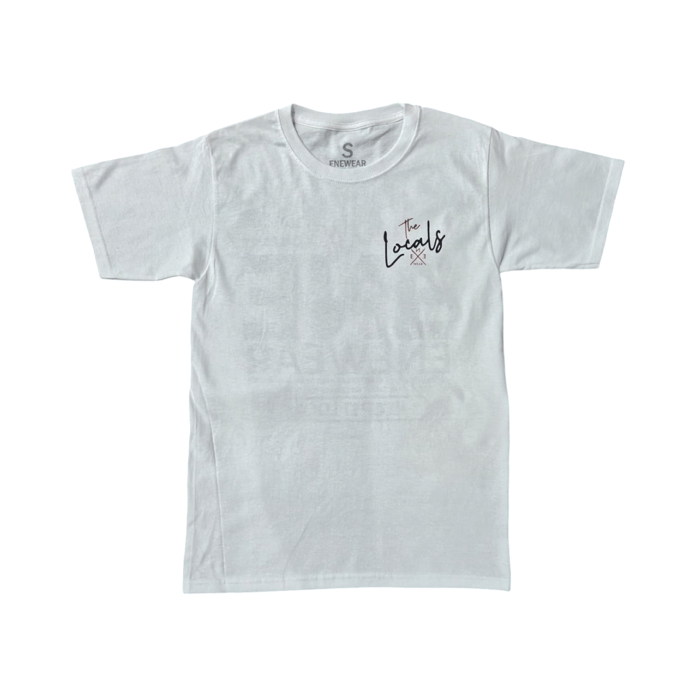 Image of The locals chief BLK / White Tees 