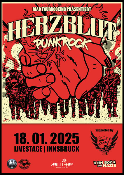 Image of HERZBLUT supported by ÄNDIE CLASH + support