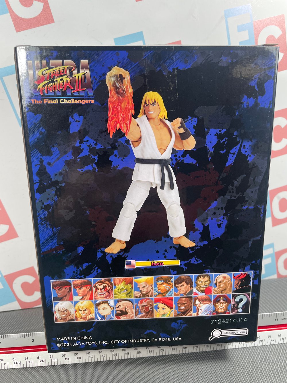 Jada Toys Street Fighter Ken (White Variant) Exclusive Brand New Sealed 