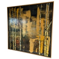 Image 2 of Original Canvas - Birches - 40" x 40"