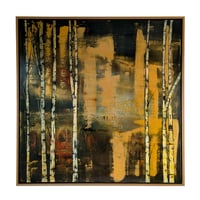 Image 1 of Original Canvas - Birches - 40" x 40"