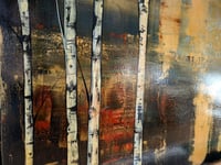 Image 4 of Original Canvas - Birches - 40" x 40"