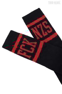 Image 4 of True Rebel Socks FCK NZS Stripes | 2 Colours