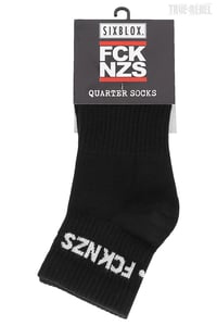 Image 5 of Sixblox. Quarter Socks FCK NZS | 2 Colours