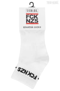 Image 6 of Sixblox. Quarter Socks FCK NZS | 2 Colours