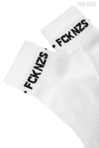 Image 3 of Sixblox. Quarter Socks FCK NZS | 2 Colours