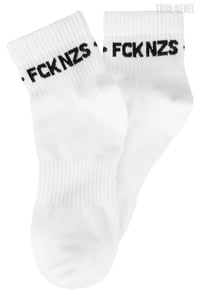 Image 1 of Sixblox. Quarter Socks FCK NZS | 2 Colours