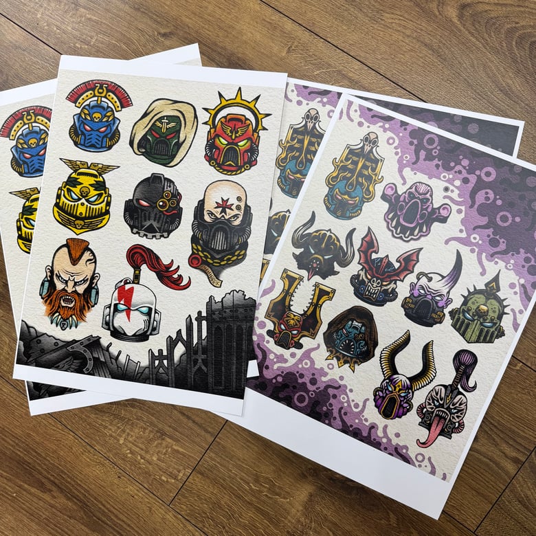 Image of Loyalist/chaos print set