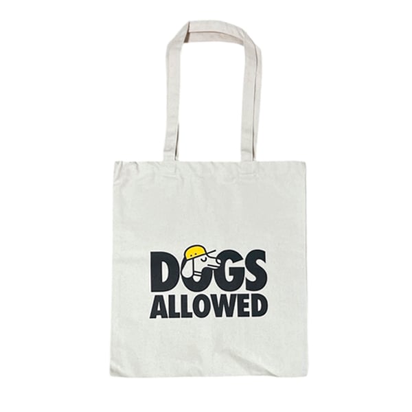 Dogs allowed - Cotton totebag