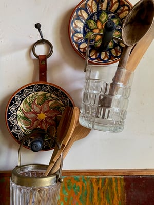 Image of latin style hanging plate collection