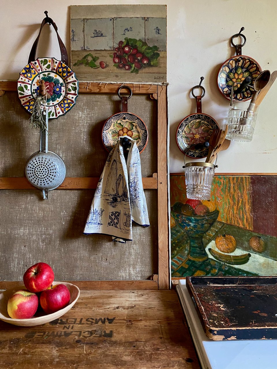 Image of latin style hanging plate collection