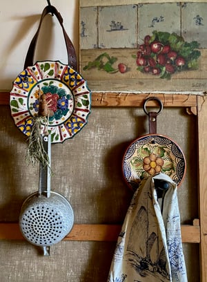 Image of latin style hanging plate collection