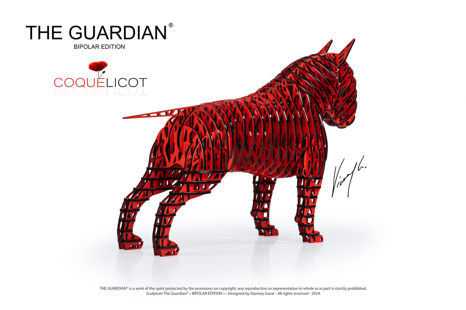 Image of The Guardian® "BIPOLAR" Coquelicot Edition