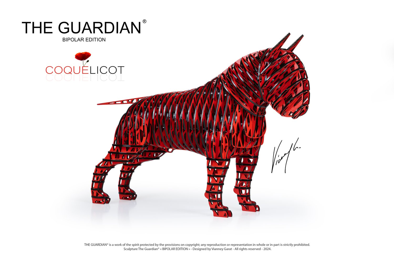 Image of The Guardian® "BIPOLAR" Coquelicot Edition