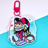 Image 2 of Fizzarolli Helluva Boss Inspired Epoxy Charm 2.5"