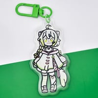 Image 3 of Limealicious Independent Vtuber 2.75" Epoxy Keychain