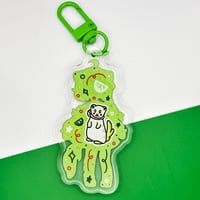 Image 2 of Limealicious Independent Vtuber 2.75" Epoxy Keychain