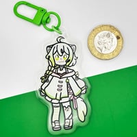 Image 4 of Limealicious Independent Vtuber 2.75" Epoxy Keychain