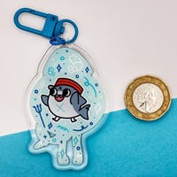 Image 4 of Gawr Gura Hololive  Vtuber 2.75" Epoxy Keychain