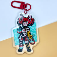 Image 3 of Hakos Baelz Hololive Vtuber 2.75" Epoxy Keychain