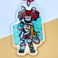 Image 1 of Hakos Baelz Hololive Vtuber 2.75" Epoxy Keychain