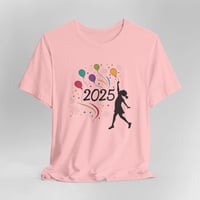 Image 1 of A Girl Celebrating Year 2025 Short Sleeve T-shirt