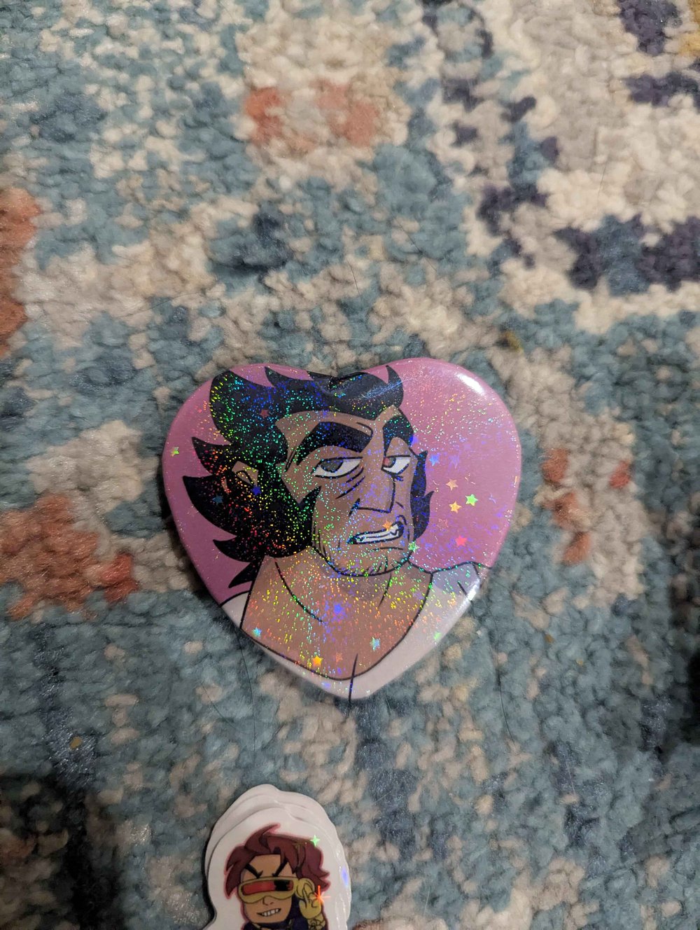 Image of Wolv-heart buttons