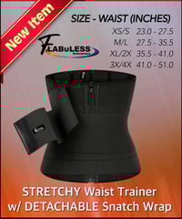 Image 2 of STRETCHY WAIST TRAINER W/ SNATCH WRAP
