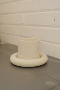 Image 1 of Cappuccino Set in White Satin