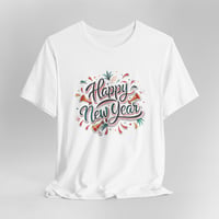 Image 1 of Decorative Happy New Year Short Sleeve T-shirt