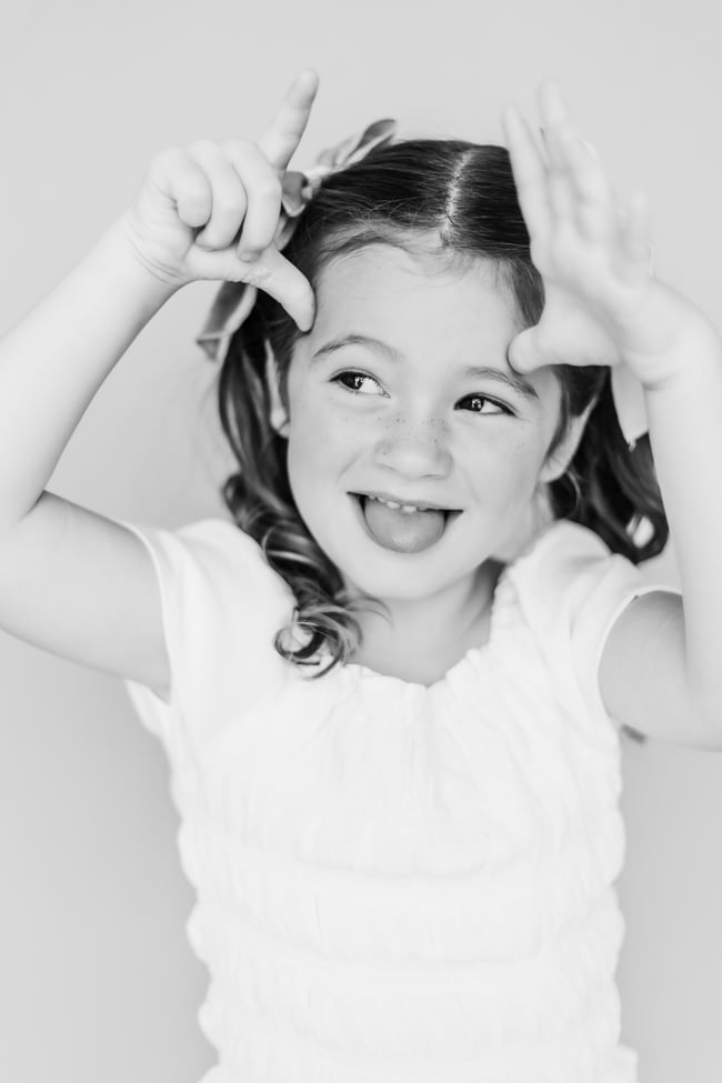 Black & White Personality Session 