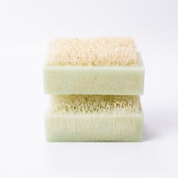 Image 4 of Eucalyptus Spearmint Goat's Milk Loofah Soap