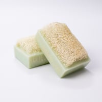 Image 6 of Eucalyptus Spearmint Goat's Milk Loofah Soap