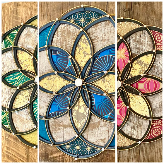 Image of Modern string art mini mandalas