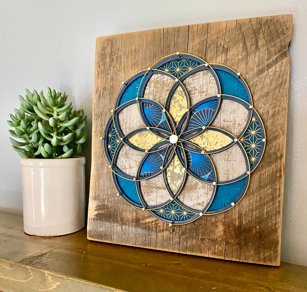 Image of Modern string art mini Seed of Life