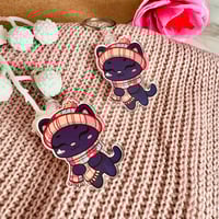 Image 4 of Nyoka's Cozy Hat & Scarf Keychain