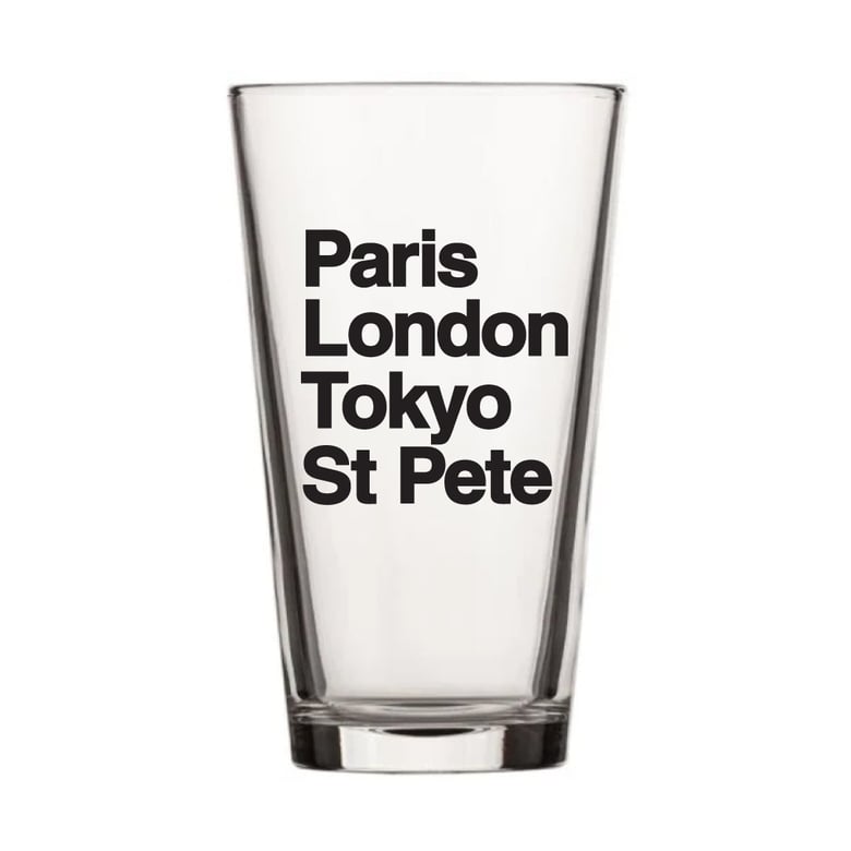 Image of WORLD TOUR PINT GLASS