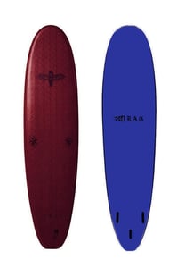 Image of DRAG - COFFIN 8'0 THRUSTER <br> STOUT/NAVY