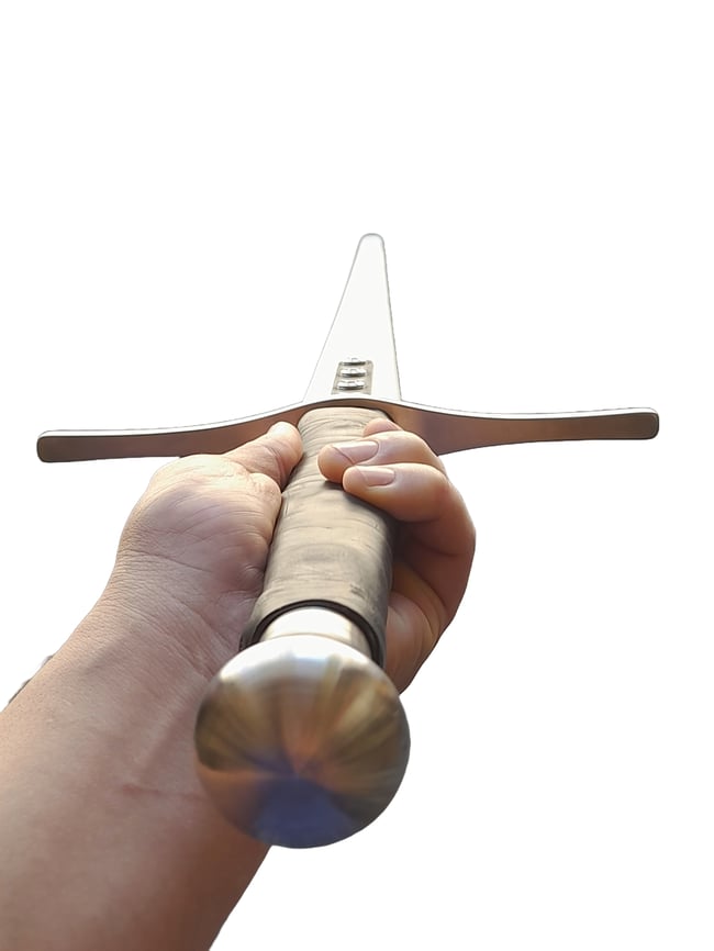 Training Two-Handed HEMA Medieval European Longsword Nylon Martial Arts Sparring Practice