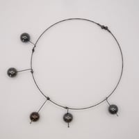 Image 1 of Spiky Ball Choker